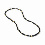 Ravello 5-in-1 Necklace, Gold Obsidian Black