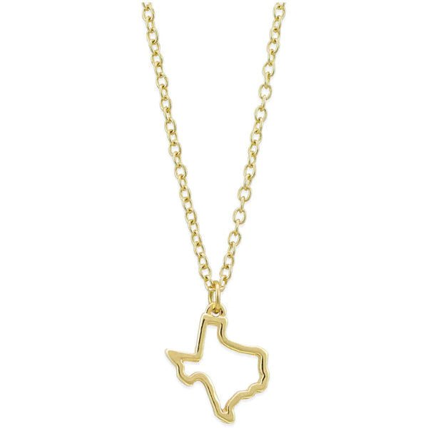 Texas State Love Necklace