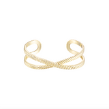 Eclipse Cuff Bracelet, Gold
