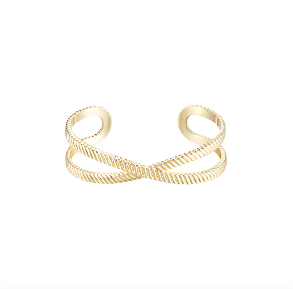 Eclipse Cuff Bracelet, Gold