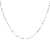 Eclipse Layering Necklace, Silver