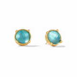 Honey Stud, Iridescent Bahamian Blue