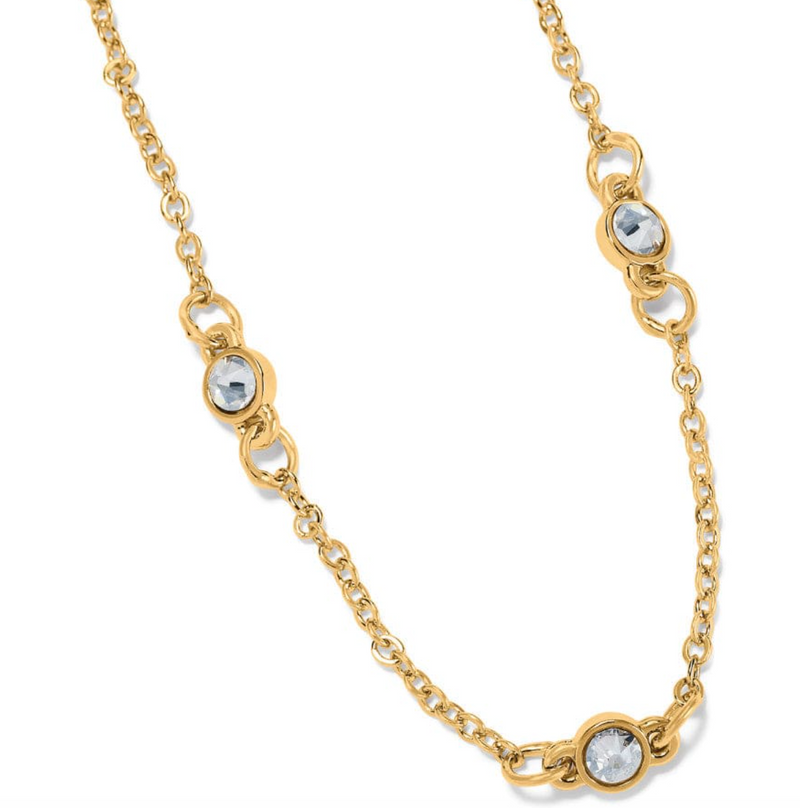 Illumina Petite Gold Collar Necklace