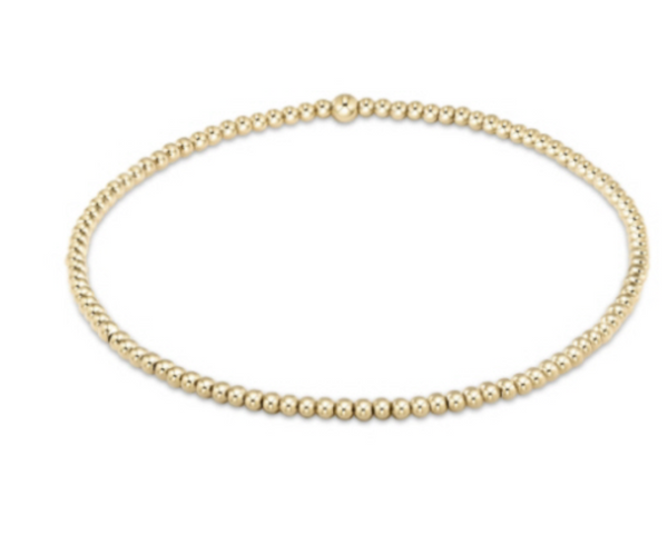 Enewton Extends - Classic Gold 2mm Bead Bracelet