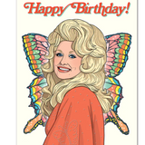 Dolly Butterfly Birthday Card