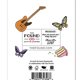 Dolly Butterfly Birthday Card