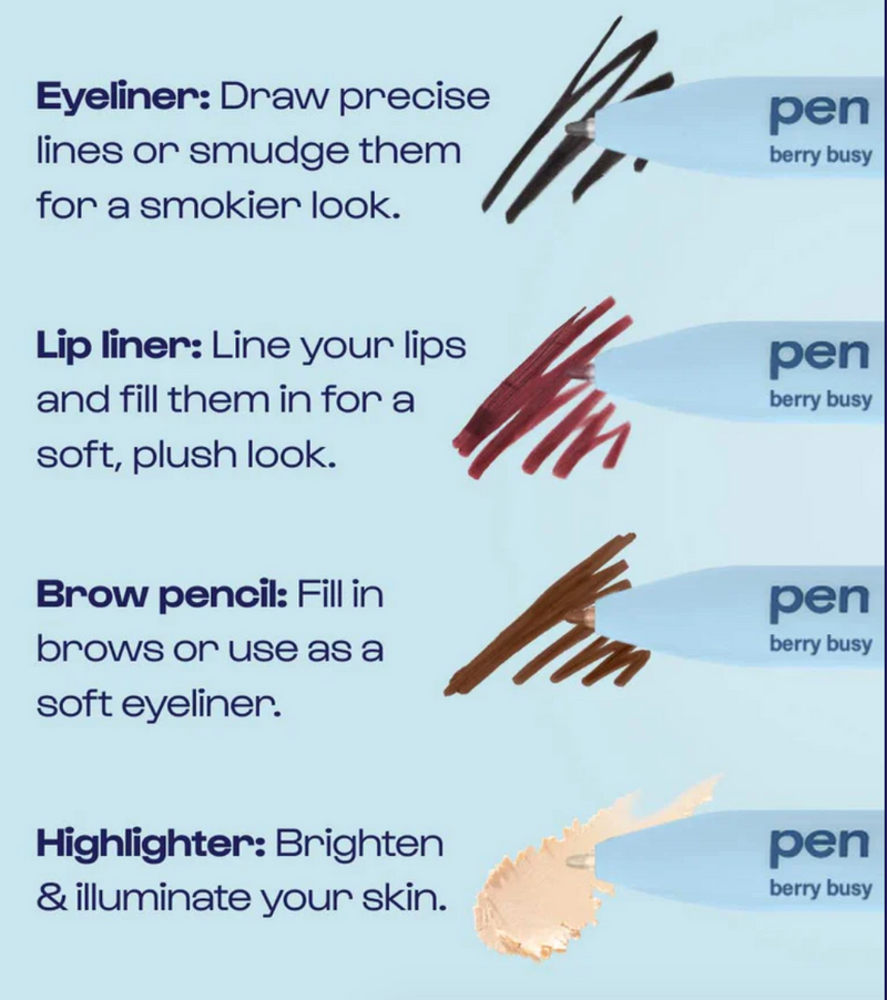 4-in-1 Makeup Pen, Berry Busy (Medium to Deep)