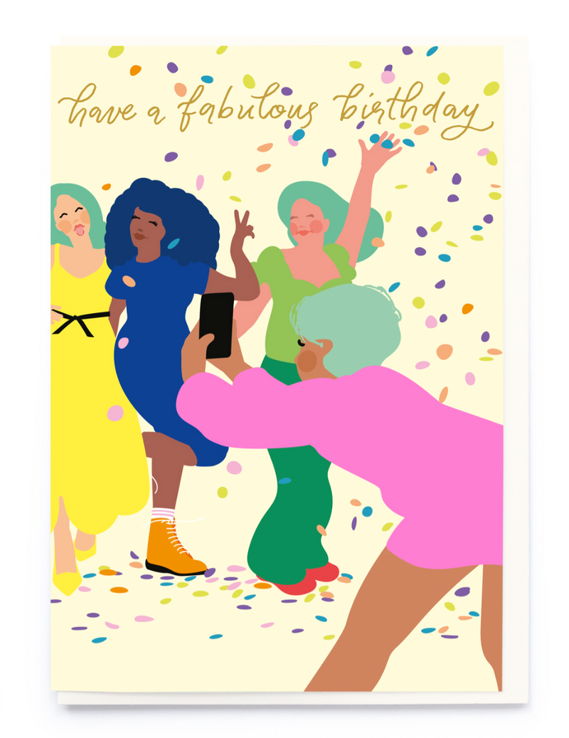 Party Pose Greeting Card