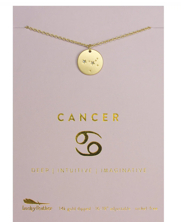 Zodiac Necklace, Cancer