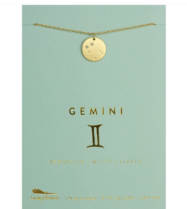Zodiac Necklace, Gemini