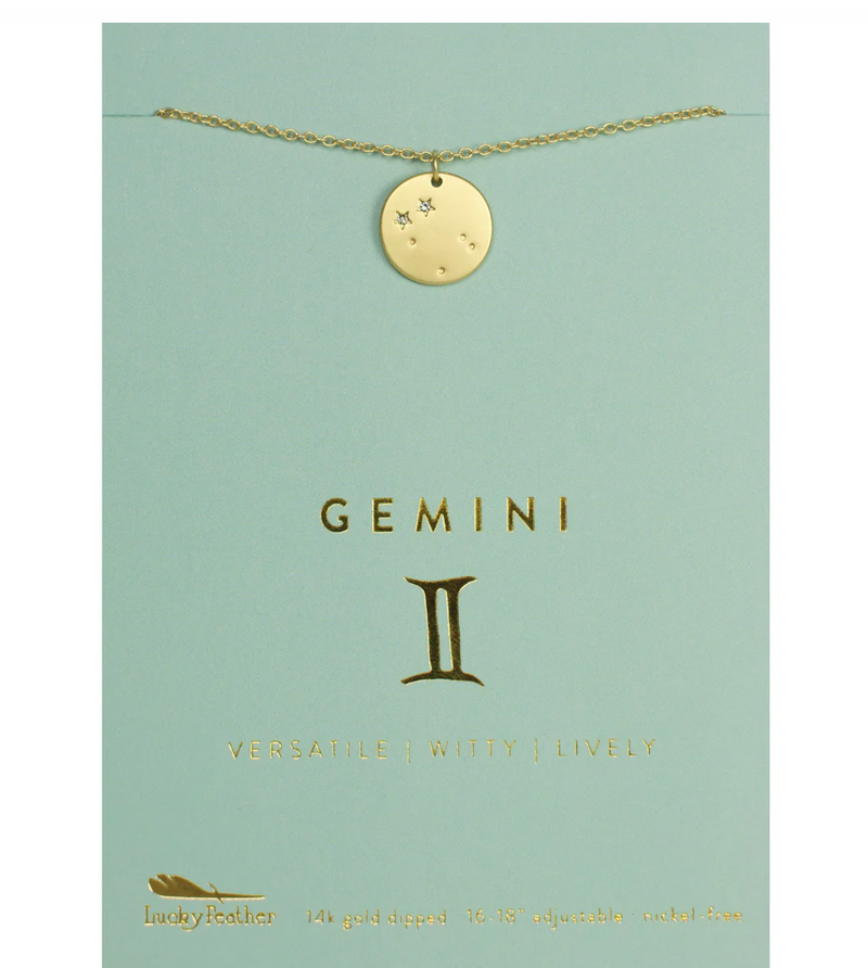 Zodiac Necklace, Gemini