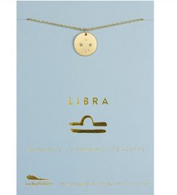Zodiac Necklace, Libra