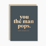 You The Man Pops Card