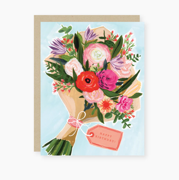 Bouquet For You Birthday Card