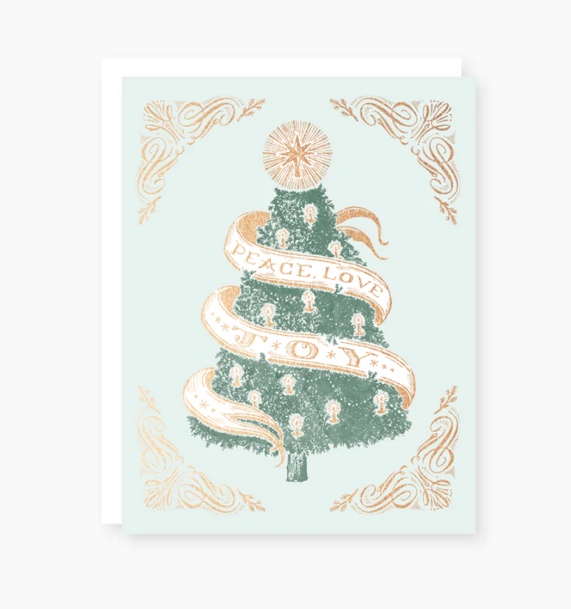Vintage Christmas Holiday Card