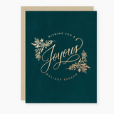 Joyous Holiday Foil Card