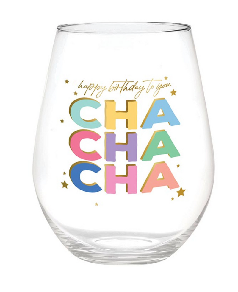 Cha Cha Cha Jumbo Wine Glass