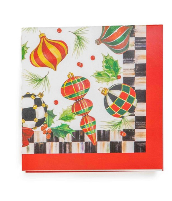 Deck The Halls Paper Cocktail Napkins