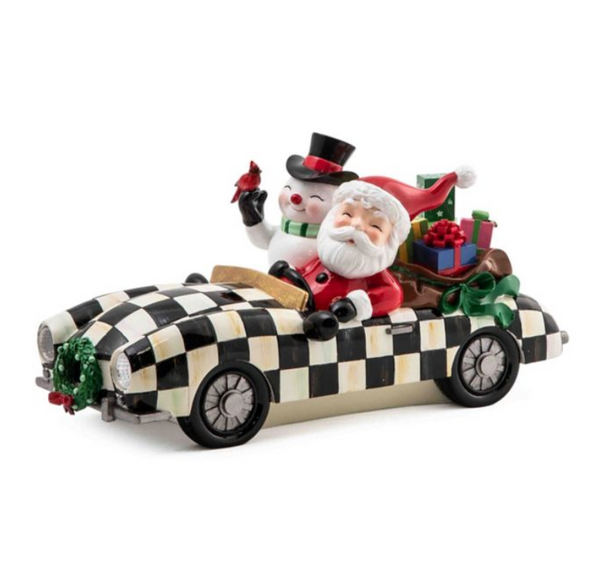Granny Kitsch Special Delivery Santa Car