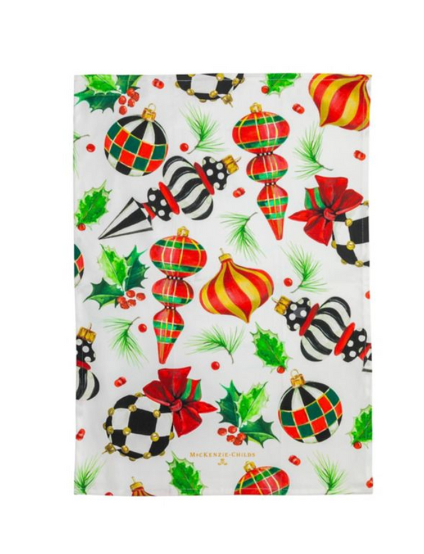 Deck The Halls Dish Towel