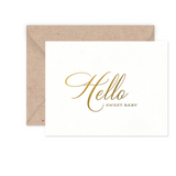 Hello Baby Greeting Card