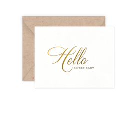 Hello Baby Greeting Card