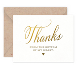 Thank You Heart Greeting Card