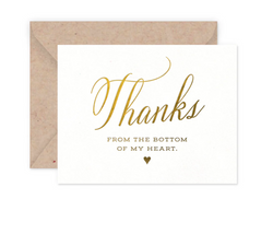 Thank You Heart Greeting Card