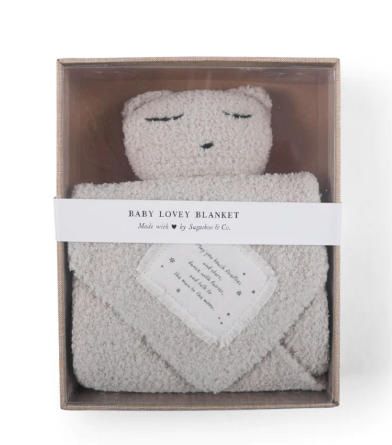 May You Touch Fireflies Bear Baby Lovey Blanket