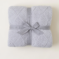 CozyChic® Diamond Weave Blanket, Oyster