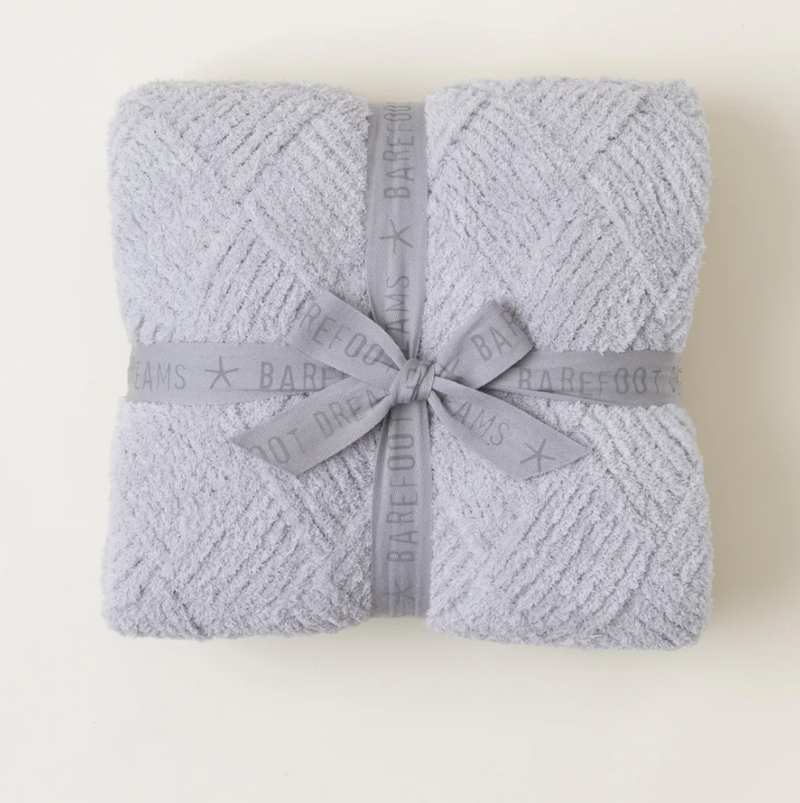 CozyChic® Diamond Weave Blanket, Oyster