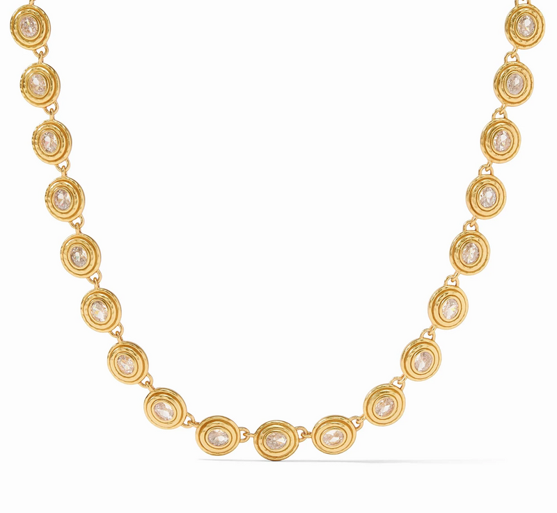 Tudor Tennis Necklace, Cubic Zirconia