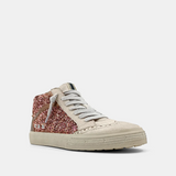 Riley Sneaker, Rose Gold Glitter
