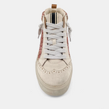 Riley Sneaker, Rose Gold Glitter