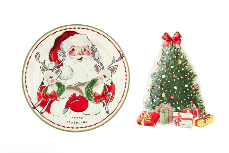 Vintage Christmas Nested Platters