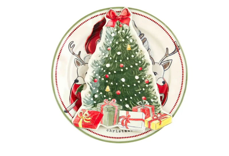 Vintage Christmas Nested Platters