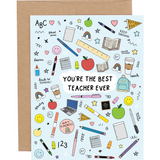 Best Teacher Ever Greeting Card