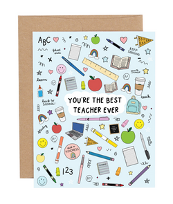 Best Teacher Ever Greeting Card