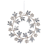 Vining Floral Gem Wreath Ornament