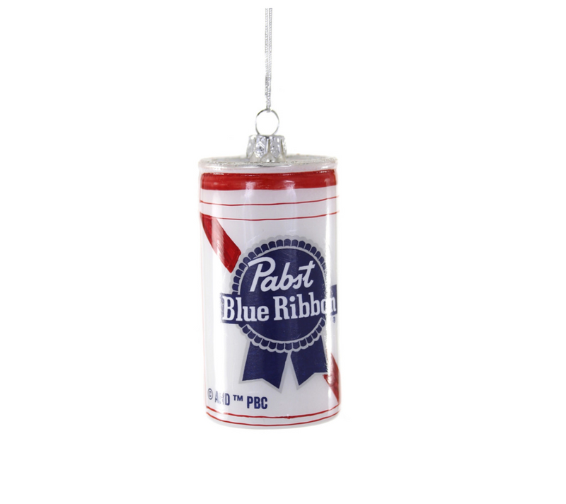 Blue Ribbon Beer Can Ornament