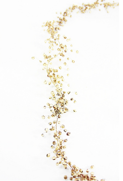 6 ft Gold Jingle Garland