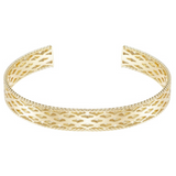 Graceful Mini Cuff Bracelet, Gold