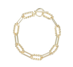 She's Spicy Chain Link Bracelet, Gold