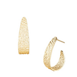 She's Spicy Mini Hoop Earrings, Gold