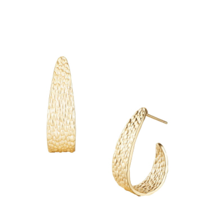 She's Spicy Mini Hoop Earrings, Gold