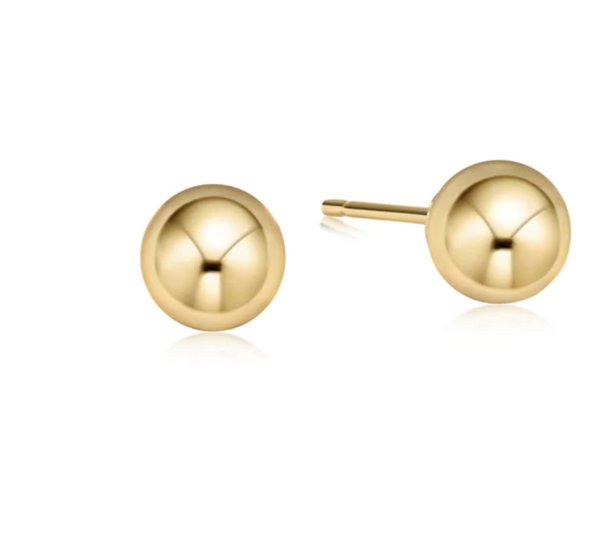 Classic 10mm Ball Stud, Gold