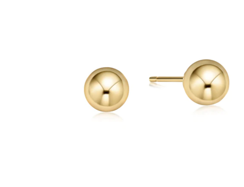 Classic 8mm Ball Stud, Gold