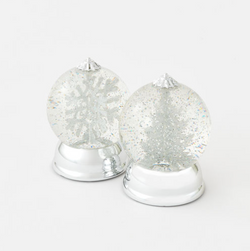 Lighted Tree/Snowflake Water Globe