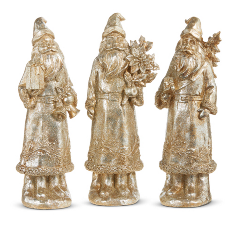 12.5" Pewter Santa