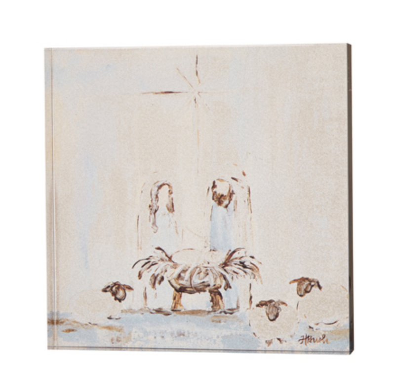 8" Holy Family Acrylic Block